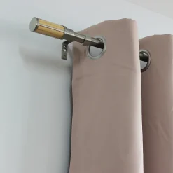 Best GoodHome Barre à rideaux Asian Stick métal satin Ø16/19mm x L.120/210 cm