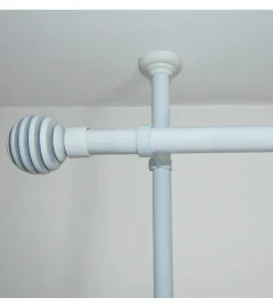 Secodir Barre Télescopique Sol-Plafond Sans Perçage - 2 m à 3 m* Tringle À Rideau À Composer