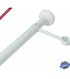 Secodir Barre Télescopique Sol-Plafond Sans Perçage - 2 m à 3 m* Tringle À Rideau À Composer