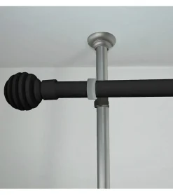 Secodir Barre Télescopique Sol-Plafond Sans Perçage - 2 m à 3 m* Tringle À Rideau À Composer