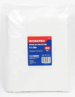 Outlet WorkPro Bâche de protection 4x5m - 20M2
