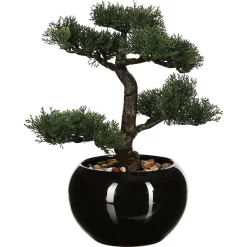 Atmosphera Créateur D'Intérieur Bonsaï artificiel - pot en céramique - H36 cm - Atmosphera* Plante Artificielle