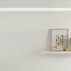 Clearance GoodHome Bordure adhésive vinyle expansé Scabra blanc