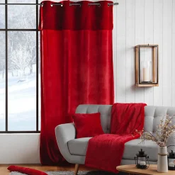 Paris Prix Boudin Bas de Porte "Caresse" 80cm Rouge* Boudin De Porte