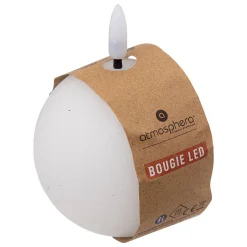 Atmosphera Créateur D'Intérieur Bougie boule LED Molia D.8cm blanc - Atmosphera* Bougie Et Senteur