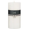 J-Line Bougie cylindrique 140H blanc 10x10x20 cm* Bougie Et Senteur