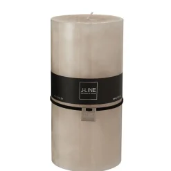 J-Line Bougie cylindrique 140H crème 10x10x20 cm* Bougie Et Senteur
