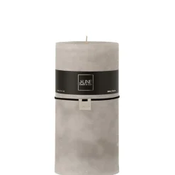 J-Line Bougie cylindrique 140H gris 10x10x20 cm* Bougie Et Senteur