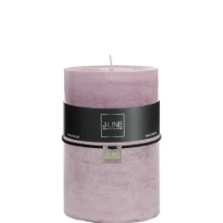 J-Line Bougie cylindrique 120H mauve 10x10x15 cm* Bougie Et Senteur