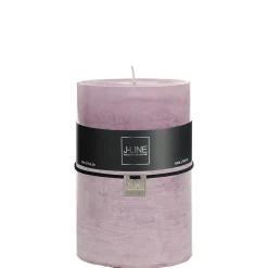J-Line Bougie cylindrique 120H mauve 10x10x15 cm* Bougie Et Senteur