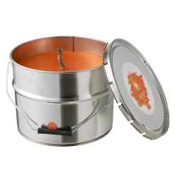 Hot J-Line Bougie extérieure dans pot de peinture orange 135H