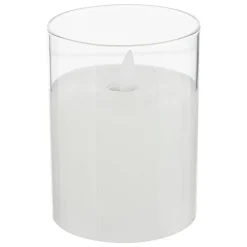 Sale Atmosphera Créateur D'Intérieur Bougie LED Sena en verre D7,5cm - Atmosphera