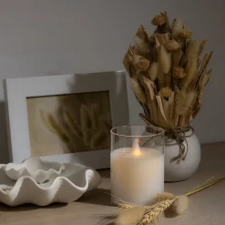 Sale Atmosphera Créateur D'Intérieur Bougie LED Sena en verre D7,5cm - Atmosphera