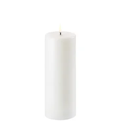 Uyuni Bougie LED 8x20cm en cire* Bougie Et Senteur