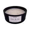 Outlet Ornami Bougie parfumée au coin du feu 380g noir Ø15cm