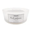 Hot Ornami Bougie parfumée nuit polaire 380g noir Ø15cm