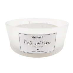 Hot Ornami Bougie parfumée nuit polaire 380g noir Ø15cm