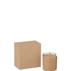 Best J-Line Bougie senteur 40H marron 14x9x14.5 cm