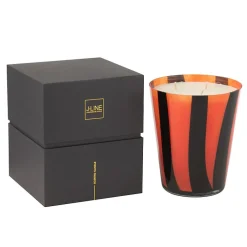 Outlet J-Line Bougie senteur multicouleur 17.5x17.5x20 cm