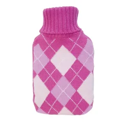 St Helens Home & Garden Bouillotte - 2 Litres - Housse tricotée - Motif Jacquart - GH025 St Helens Home and Garden* Bouillotte