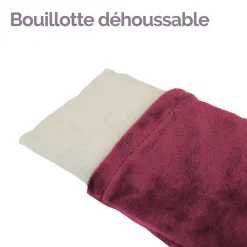 Vivezen Bouillotte longue chauffante - 12 x 80 cm - Bleu -* Bouillotte