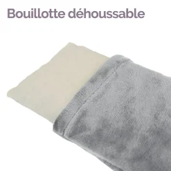 Vivezen Bouillotte longue chauffante - 12 x 80 cm - Bleu -* Bouillotte