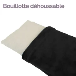 Vivezen Bouillotte longue chauffante - 12 x 80 cm - Bleu -* Bouillotte