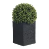 Vente-unique Boule de buis artificielle avec pot - H. 66 x D. 40 cm - Vert - DIAVA* Plante Artificielle