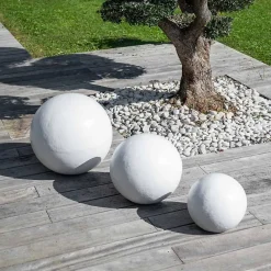 Wanda Collection Boules déco design trio blanc,* Statue Décorative