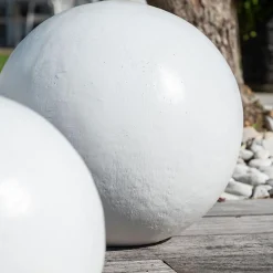 Wanda Collection Boules déco design trio blanc,* Statue Décorative