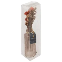 Atmosphera Créateur D'Intérieur Bouquet de fleurs séchées en vase Wonder - Rouge- Atmosphera* Fleur Séchée