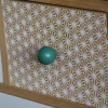 Best Bouton de meuble arrondi Ferel vert foncé Ø2.7cm x P.2.9cm