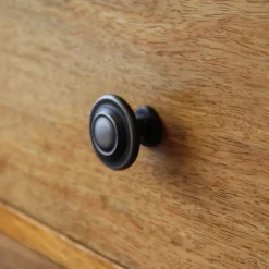 Bouton de meuble arrondi Rohan étain gris Ø3.3 cm* Bouton De Meuble