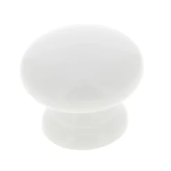Bouton de meuble arrondi Belz blanc ⌀.53mm x L.53mm* Bouton De Meuble