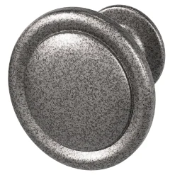 Best GoodHome Bouton de meuble arrondi Kilhog étain gris Ø3,1 cm