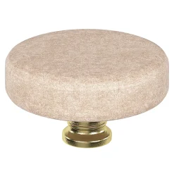 Best GoodHome Bouton de meuble arrondi Rubian rose Ø3.5cm x l.3.5cm x h.3.5cm x p.2.7cm