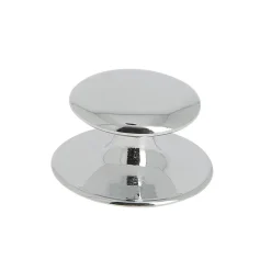 Bouton de meuble arrondi Alaer effet chromé Ø3.7cm x P.2.1cm* Bouton De Meuble