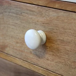 Bouton de meuble rond Belz blanc GoodHome Ø2,5 x P.2,1 cm* Bouton De Meuble