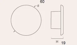 Online Hardwarexchange Bouton de meuble zamac diamètre 60 mm laiton satiné lot de 12 piéces