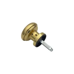 Best Hardwarexchange Bouton de porte tournant en laiton D60 mm avec carré d'expansion 7 ou 8 mm - lot de 6 boutons