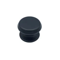 Clearance Hardwarexchange Bouton tirant de porte fixe D80 mm en aluminium Noir - breveté