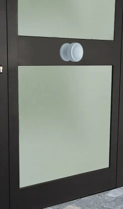 Outlet Hardwarexchange Bouton tirant de porte fixe D70 mm en aluminium Gris argent - breveté