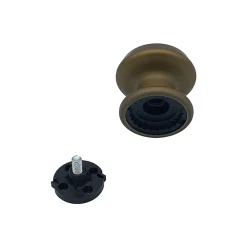 Sale Hardwarexchange Bouton tirant de porte fixe D70 mm en aluminium Bronze satiné - breveté