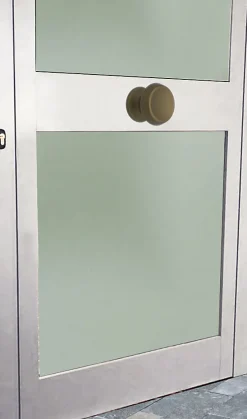 Sale Hardwarexchange Bouton tirant de porte fixe D70 mm en aluminium Bronze satiné - breveté