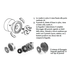 Sale Hardwarexchange Bouton tirant de porte fixe D70 mm en aluminium Bronze satiné - breveté
