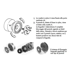 Clearance Hardwarexchange Bouton tirant de porte fixe en laiton D70 mm Laiton poli