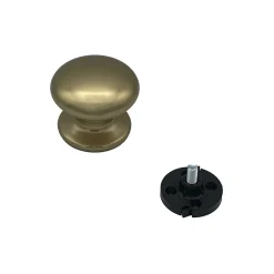 Online Hardwarexchange Bouton tirant de porte fixe D70 mm en aluminium Bronze poli - breveté