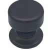 Outlet Hardwarexchange Bouton tirant de porte fixe D50 mm en aluminium Marron foncé - breveté