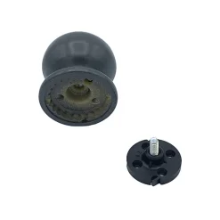 Online Hardwarexchange Bouton tirant de porte fixe D70 mm en aluminium GRIS ANTIQUE - breveté - lot de 6 boutons