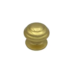 Clearance Hardwarexchange Bouton tirant de porte fixe D80 mm en aluminium Or poli - breveté - lot de 6 boutons